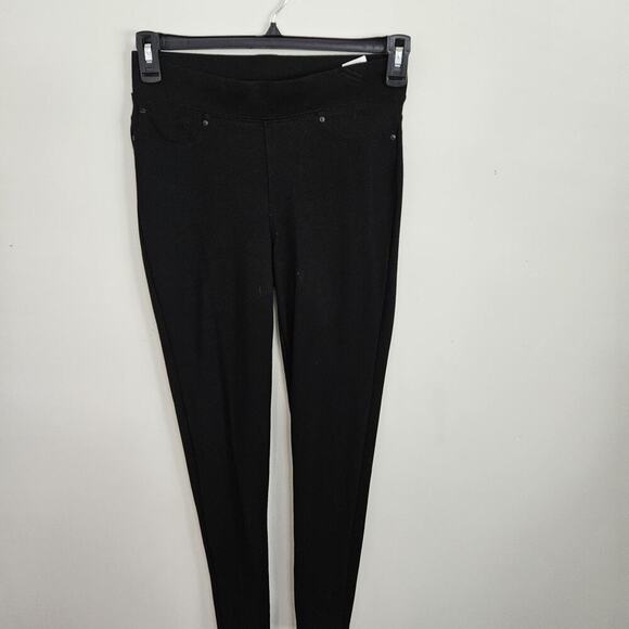 Women's Seven7 Pull-On Legging Black Athleisure Smart Casual Minimalist Sz S - Picture 1 of 12